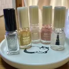 ちふれ　ネイルホリック　ポリッシュ　セット　ラメ