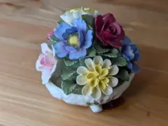 エインズレイ ハワードスプレイ 陶花 フッテドボウル 花置物 Aynsleyのサムネイル