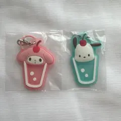 サンリオキャラクターズ　クリアクリームソーダめじるしラバーチャーム