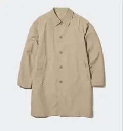 UNIQLO ユニクロ ポケッタブルハーフコート ベージュ Sサイズのサムネイル