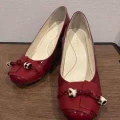 REGAL赤いヒール23cm