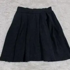 ココディール COCO DEAL フレアスカート ダークグレー ひざ丈　L