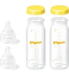 【新品未使用】ピジョン病産院用哺乳びん(直付け式)母乳実感100mL6点セット