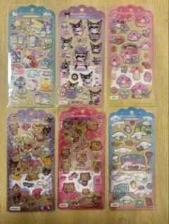 【正規品】新品未開封 サンリオ ドロップジェリーシール 6種類セット