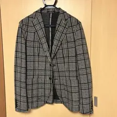 ZARA チェック柄 テーラードジャケット EUR46