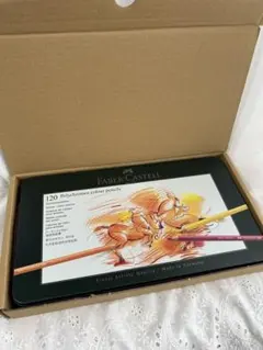 ぽ*ん様 ファーバーカステル ポリクロモス 色鉛筆 120色セット（缶入