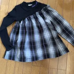 SISTER JENNI チェック柄長袖カットソー