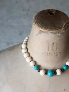 unknown Turquoise white coral necklace