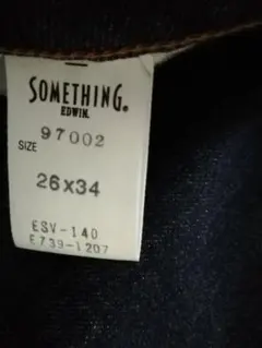 SOMETHING EDWIN ストレートデニム 26x34