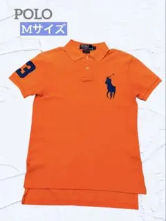 ポロシャツPOLOポロラルフローレンSビッグポニーエンブレムオレンジのサムネイル