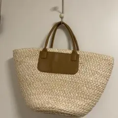 BEAMS dean&deluca コラボ　かごバッグ　ビームスクチュール