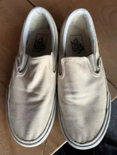 VANS スリッポン ベージュ US 4H