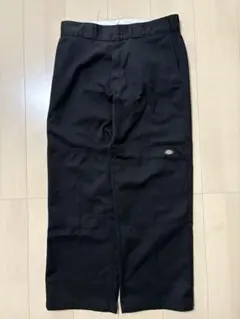 ディッキーズ　ダブルニー　loose fit バギー　極太　ブラック　32✖️30