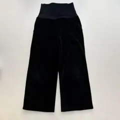 スイートマミー　裏起毛　コーデュロイパンツL　ブラック