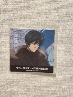 ブルーロック 糸師凛 カラオケまねきねこ コースター