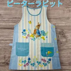 ピーターラビットエプロン　かわいい　大人　介護士　保育士