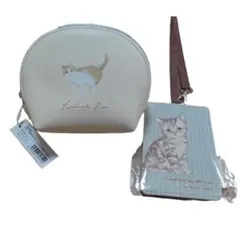 パスケース　ポーチ　ねこ　猫　ネコ