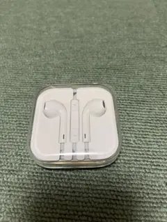 Apple純正　有線イヤホン　ケース付きジャックホワイト　新品未使用