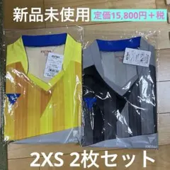 新品未使用　VICTAS 卓球　ユニフォーム　2XSイエロー グレー　2枚セット