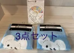 ポケモン ワッカネズミ 3点セット 選べるハンドタオル & ステッカー