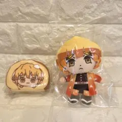 鬼滅の刃　ぬいぐるみストラップ 　まかれてマスコット　我妻善逸＊最終値下げ＊