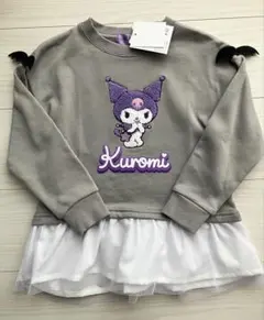 新品 120センチ クロミ 裾フリルトレーナー チュニック チュール サンリオのサムネイル