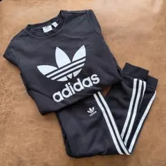 adidas キッズ セットアップ トレーナー パンツ 140130