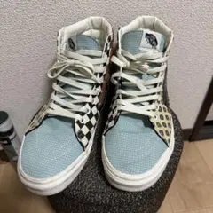 激レア★VANS SK8-HI パッチワーク マルチパターン 混合デザイン