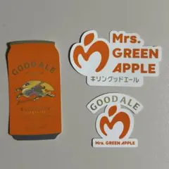 Mrs. GREEN APPLE コラボ キリングッドエールステッカー