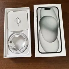 【空箱のみ、タイプCケーブルあり】iPhone 15 ブラック 空箱のみ