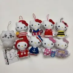 ハローキティ マック ハッピーセット ぬいぐるみ ストラップ 8体 ちいかわ