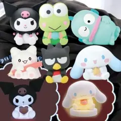 新品未開封8点 サンリオ フィギュア ルームライト クロミ シナモンロール 他