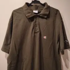 Champion ポロシャツ オリーブカラー