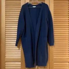 studio CLIP ワッフルロングカーディガン Mサイズ