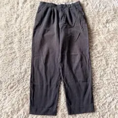 美品✨ YAECA ヤエカ 七分丈パンツ スラックス ネイビー 30 M 日本製のサムネイル