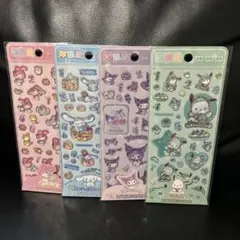 サンリオキャラクター　ボンボンドロップシール４枚　正規品