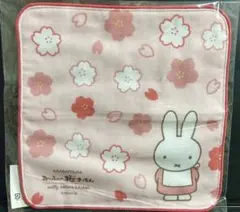 みっふぃー桜きっちん　ガーゼハンカチ　桜とミッフィー 嵐山　限定