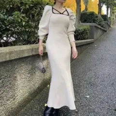 SNIDEL リブワンピース ワンサイズ