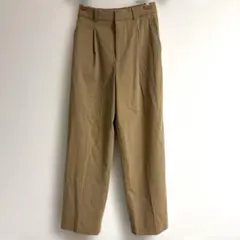 UNIQLO ユニクロ　タックワイドパンツ ベージュ