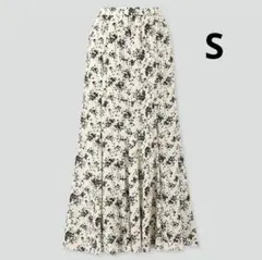 ユニクロ プリントマーメイドロングスカート(丈標準82~ 87cm)