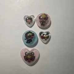 キャラクターイラスト ネイルパーツ 5個セットまとめ買いお得