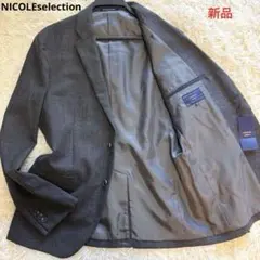 新品タグ付き　NICOLEselection チェックテーラードジャケット春夏のサムネイル
