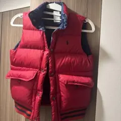 ポロ・ラルフ・ローレン 赤 ダウンベスト