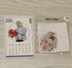 treasure ヒョンソク　顔アクキー　限定トレカ