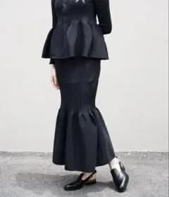 CFCL FLUTED MERMAID SKIRT BLACKのサムネイル