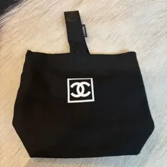 CHANEL ノベルティー　ブラック トートバッグ