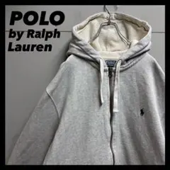 POLO Ralph Lauren ラルフ　90s サーマルジップパーカー