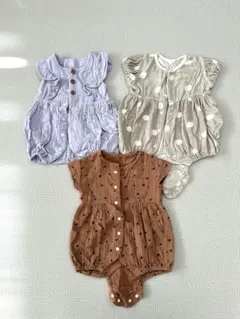 BREEZE ロンパース　3点セット　60サイズ