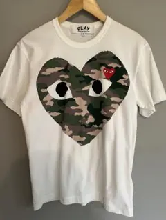 PLAY Comme des Garçons 迷彩ハートTシャツ Mサイズ