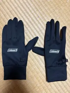 Coleman 手袋 5本指 防風 ストレッチグローブ 静電式タッチパネル対応